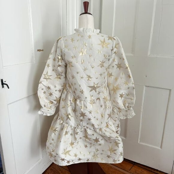 Sister Jane Star Print Mock Neck Dress Size Small - Picture 2 of 5